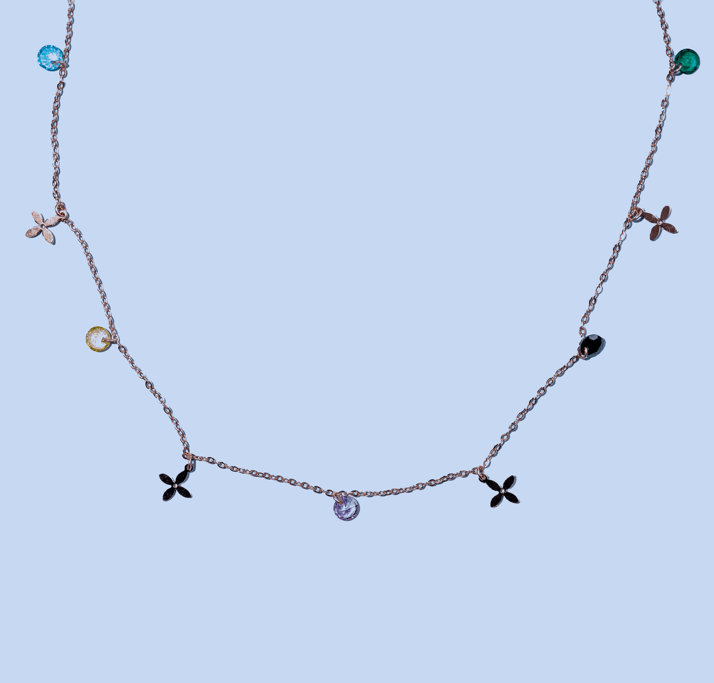 Stone charm chain, That playful chain with perfect small charms