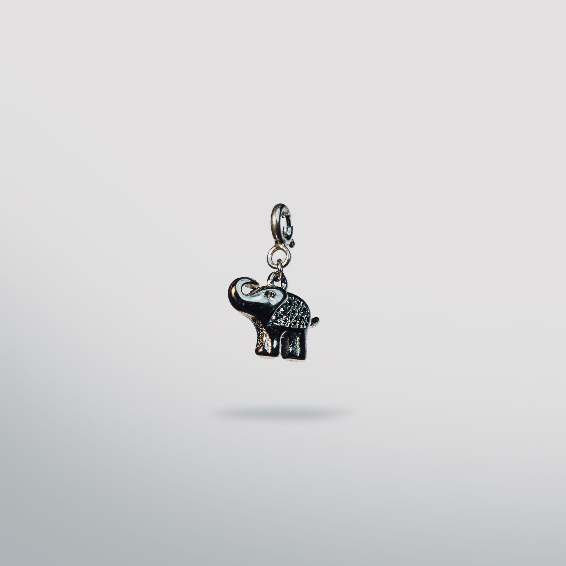 Sterling silver elephant charm