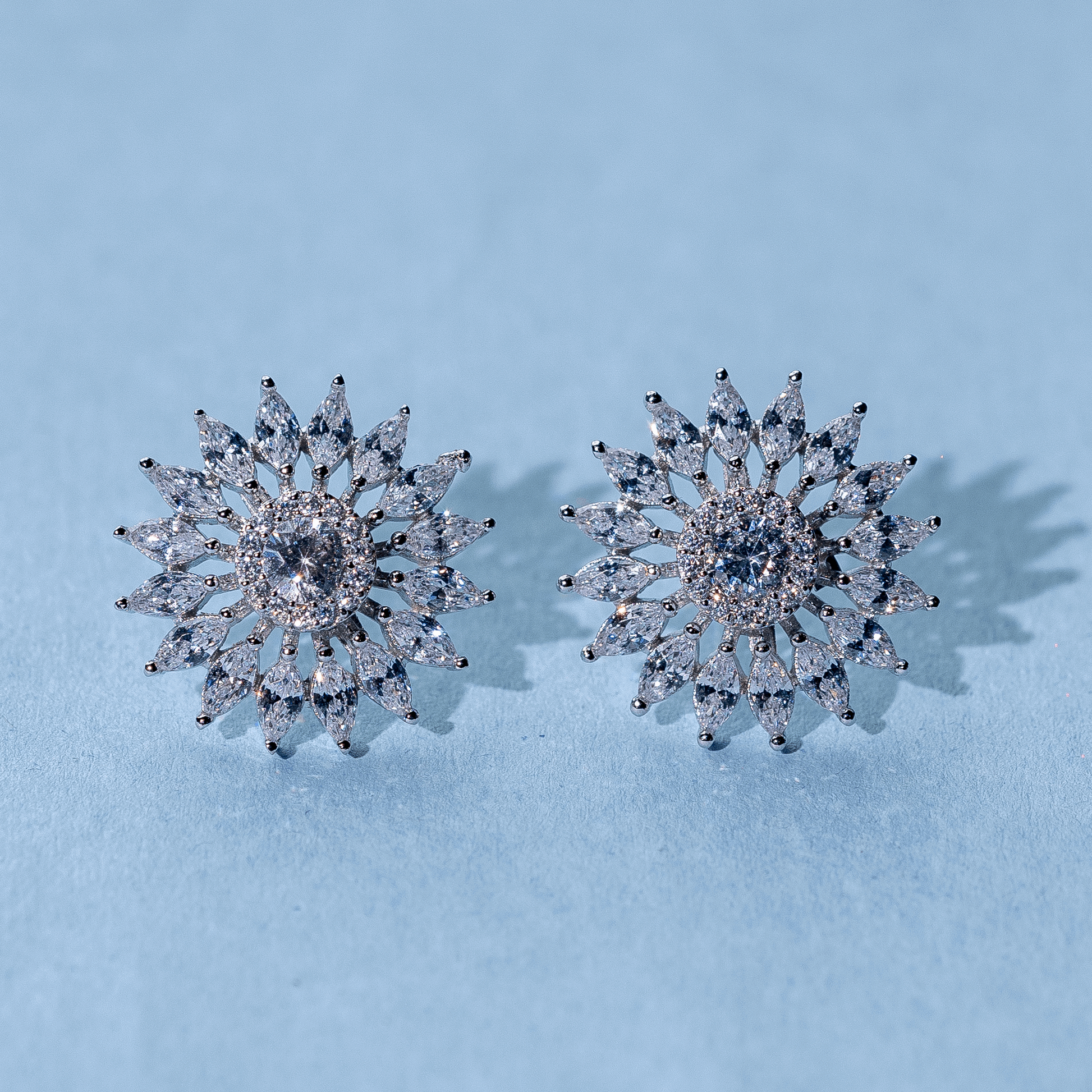 Sunburst Studs, the style to go for, in the festive season.