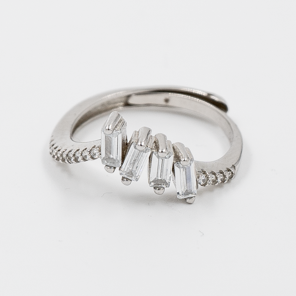Silver allure ring