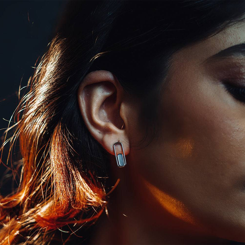 sterling silver Mother of Pearl set, silver jewellery sets, gift for her, jewellery set for her