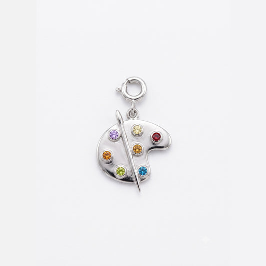 Artist Paint Palette Charm