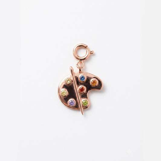 Artist Paint Palette Charm
