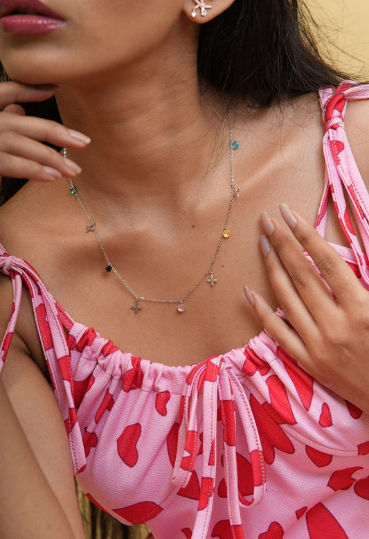 Stone charm chain, That playful chain with perfect small charms