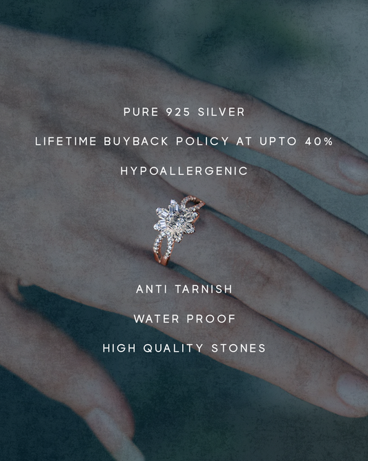 Picture showcasing the qualities of elfy's sterling silver jewellery