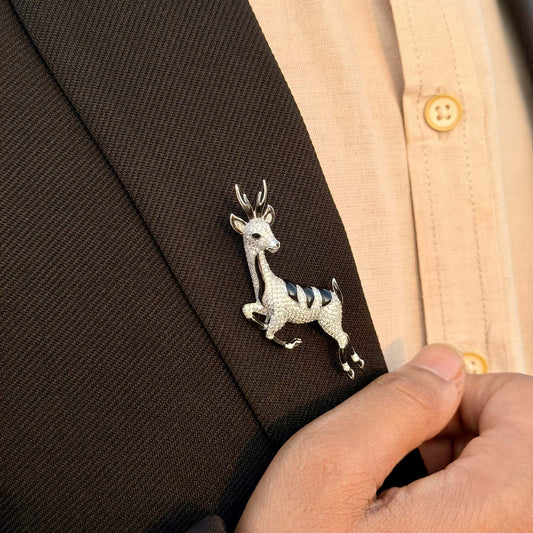 Enchanted Deer Brooch