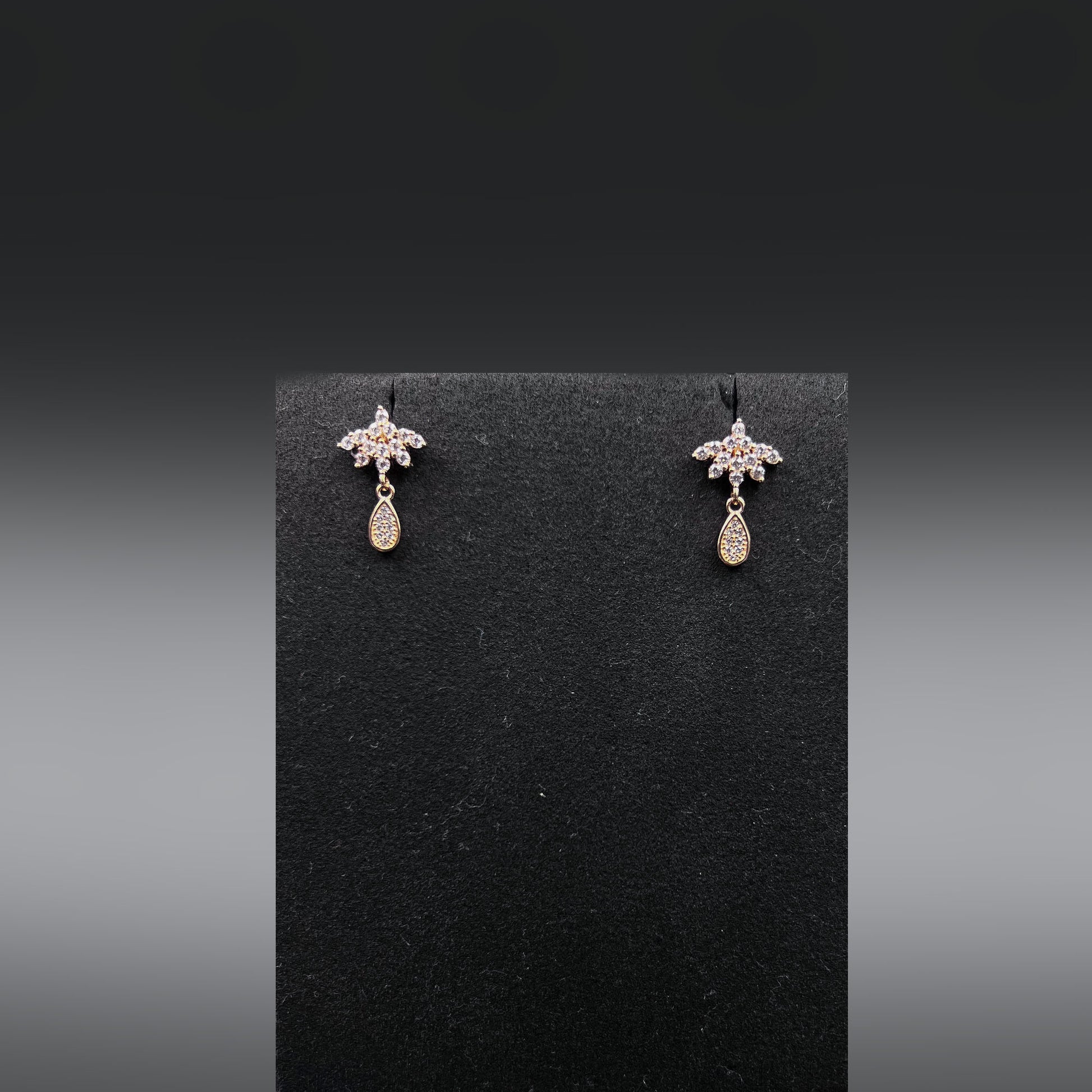 Guardian Mangalsutra earrings on earring stand