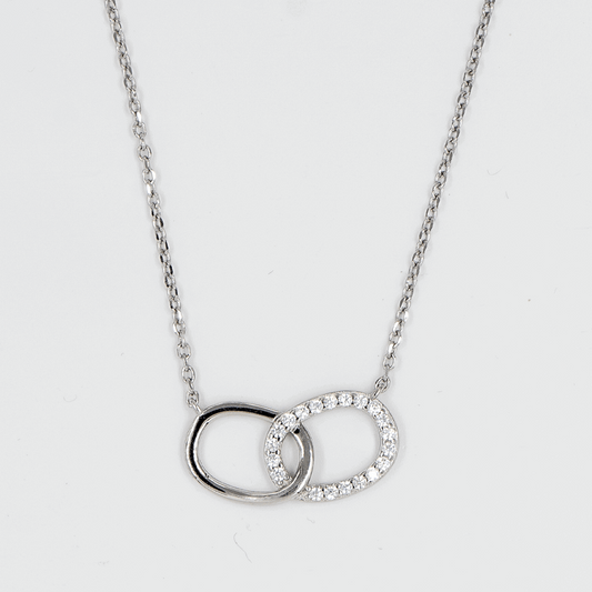 Infinite Connection Pendant on white background