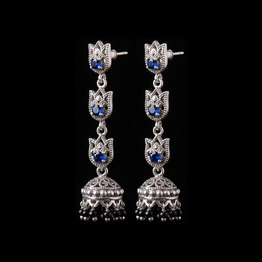 Ruh-e-Neel Jhumkas