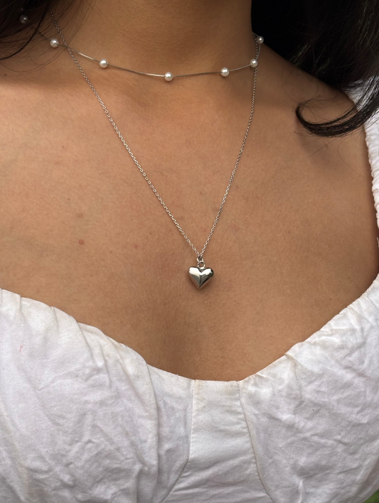 Stunning liquid heart pendant