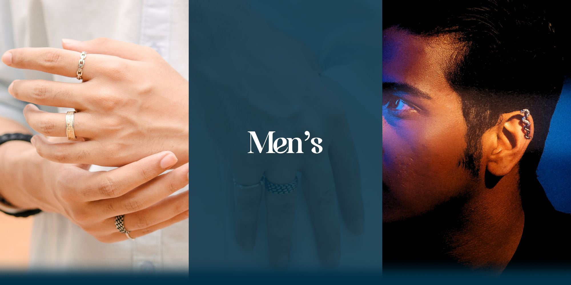 Mens collection banner mobile