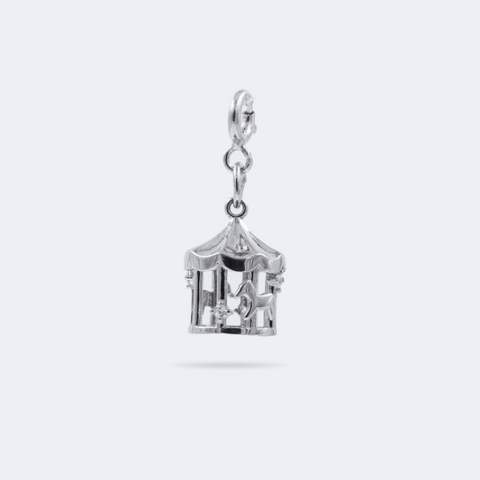 Merry go round charm, silver charms, sterling silver charms, charm bracelet, charm chain
