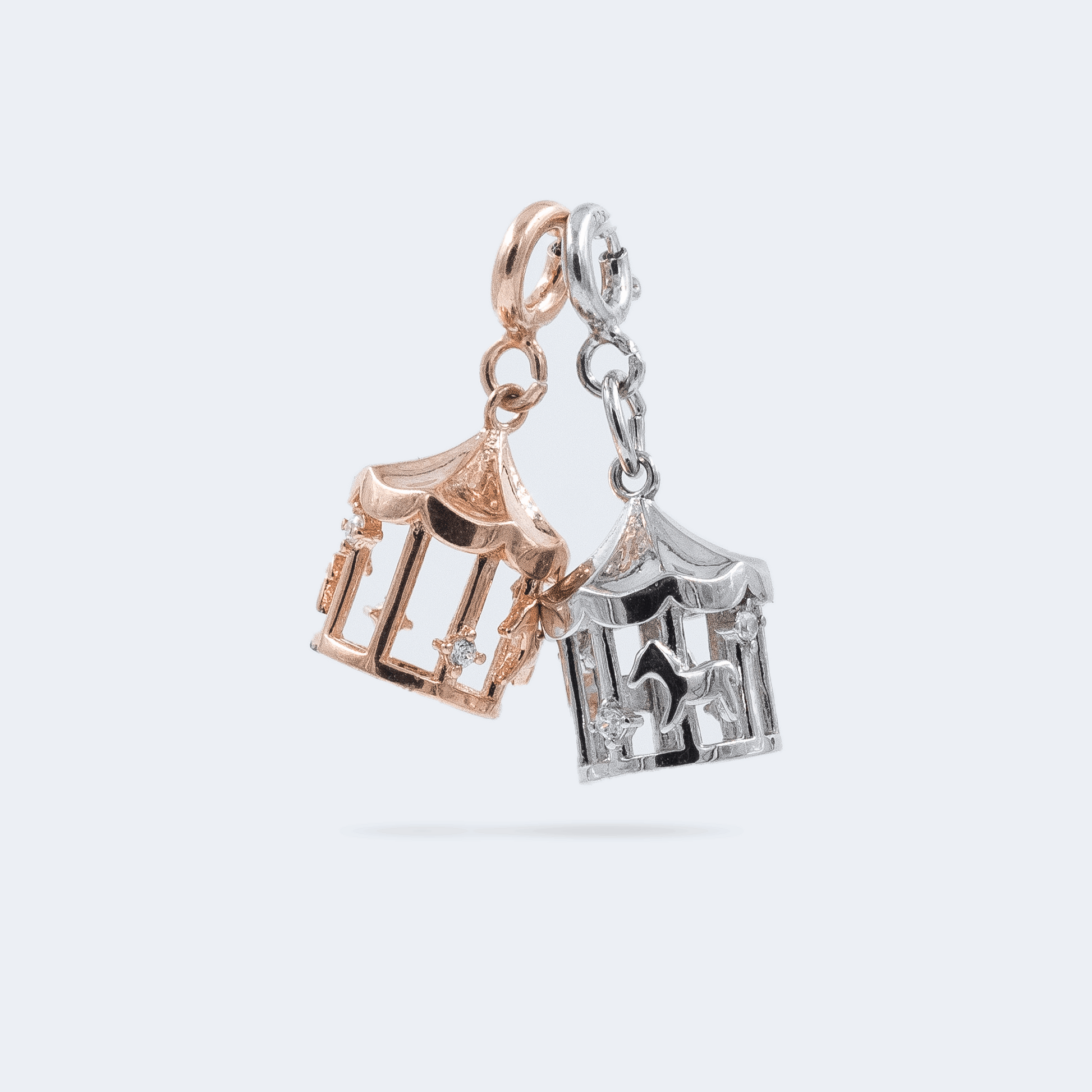 Merry go round charm, silver charms, sterling silver charms, charm bracelet, charm chain