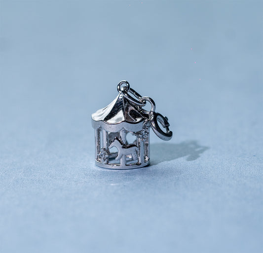 Merry go round charm silver