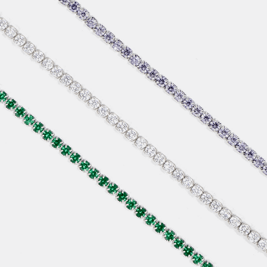 Tennis bracelet for everyday wear