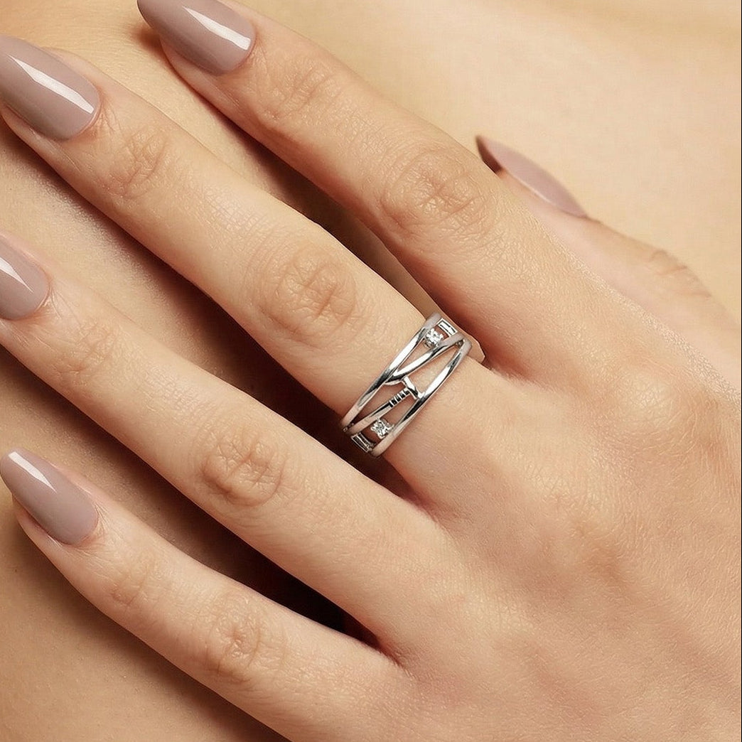 Sterling silver ring for her, Ring for him