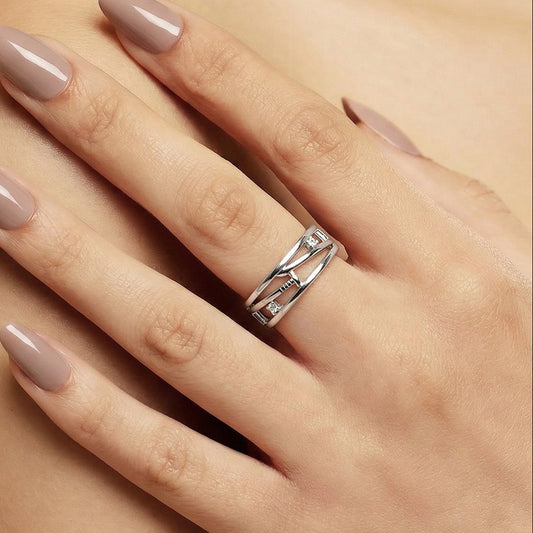 Sterling silver ring for her, Ring for him