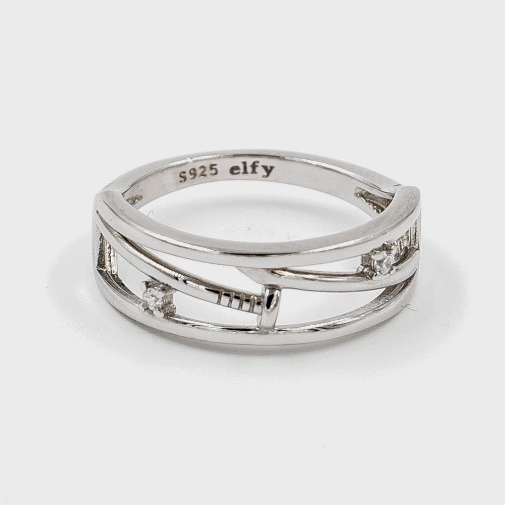 Sterling silver ring for her, Ring for him