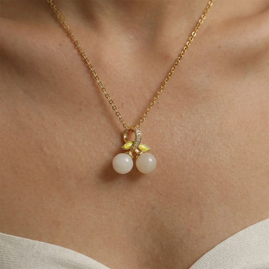 Sterling silver royal berry pendant for her