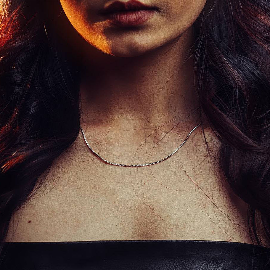 Rose gold plus Sterling silver chain, sterling silver chain, Chain for her, 925 silver, 925 sterling silver chain