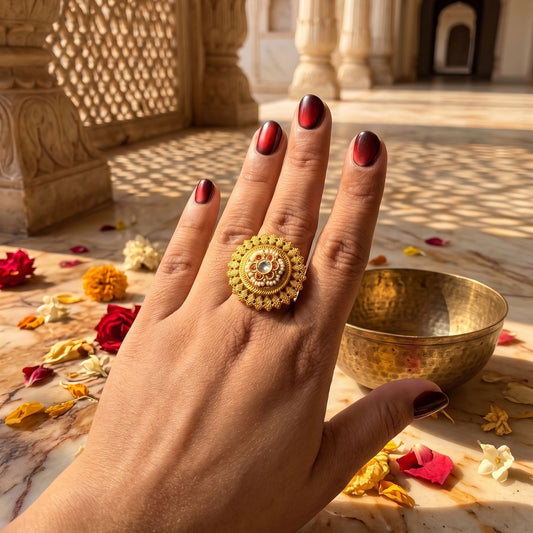 Sunflower Reverie Ring