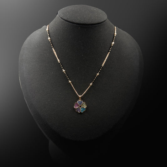 Buy traditional necklace for women with a  multicolored pendant online