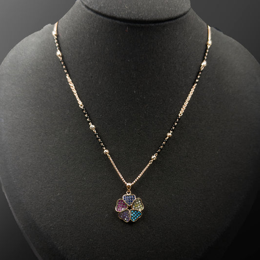 The Chromatic Clover Mangalsutra