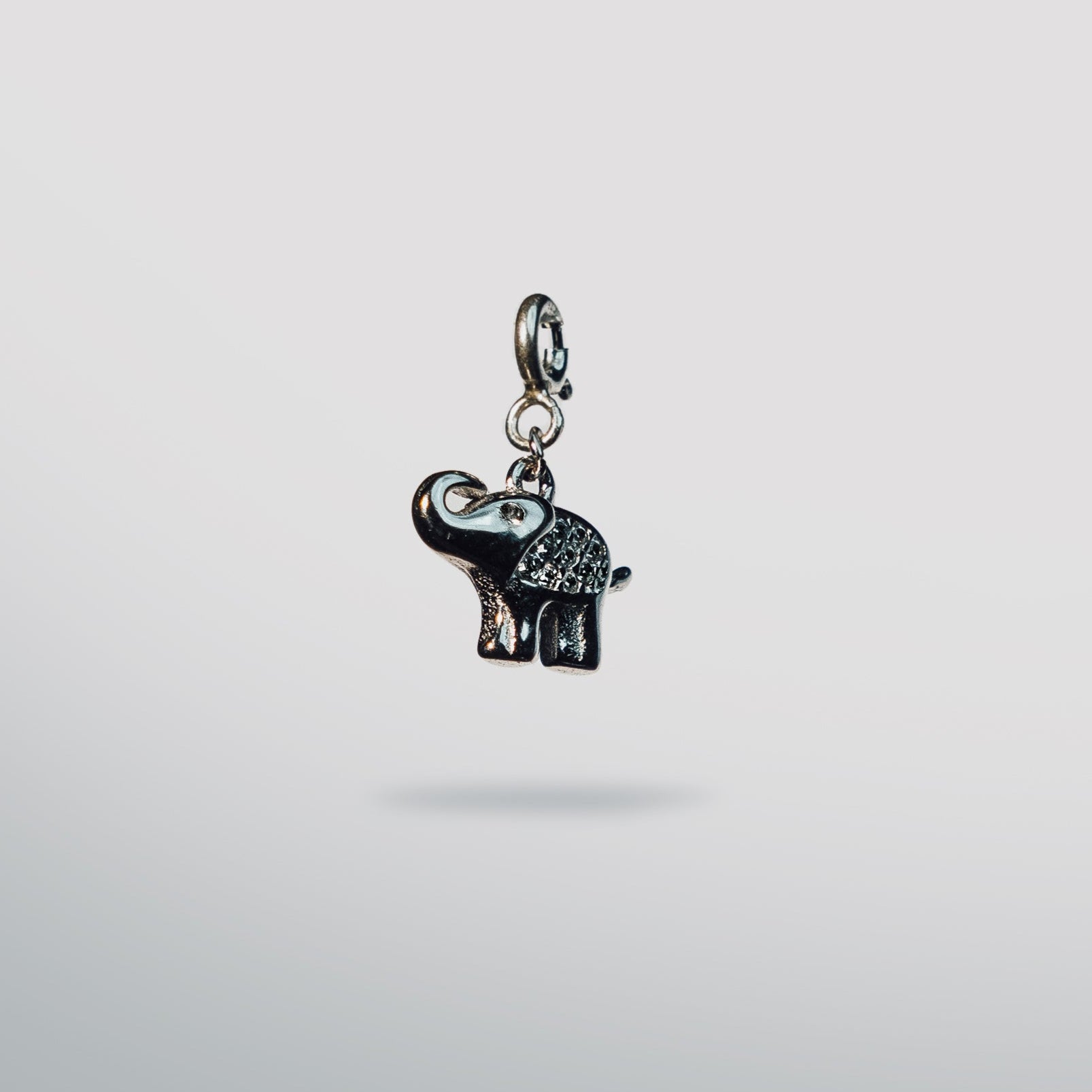 Sterling silver elephant charm