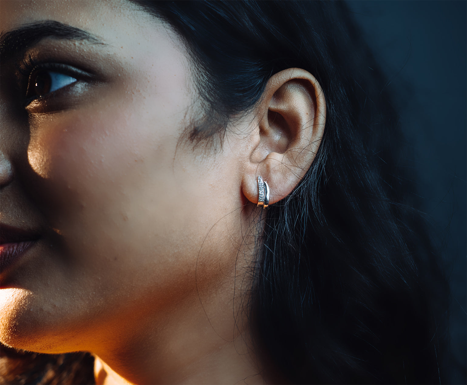 Sterling silver basic bali earrings