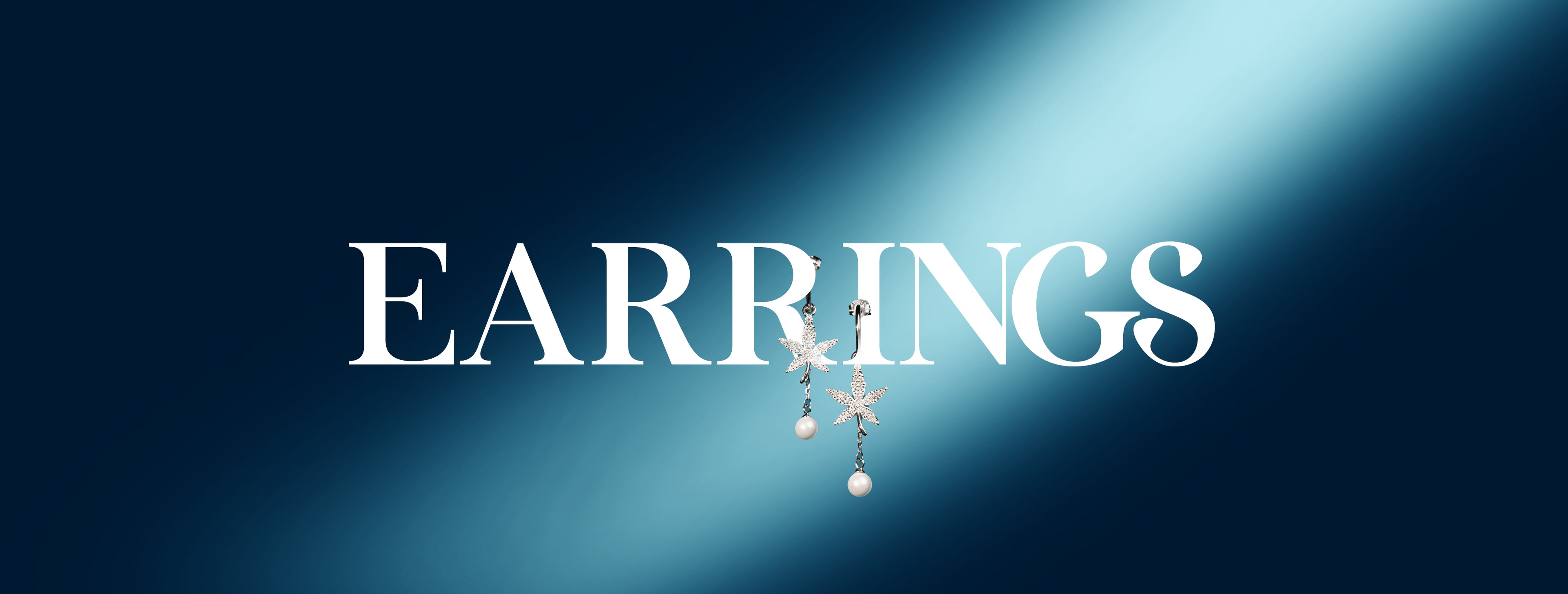 Earring collection poster for website