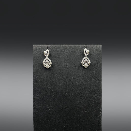 stardust vow mangalsutra earrings on earrings stand